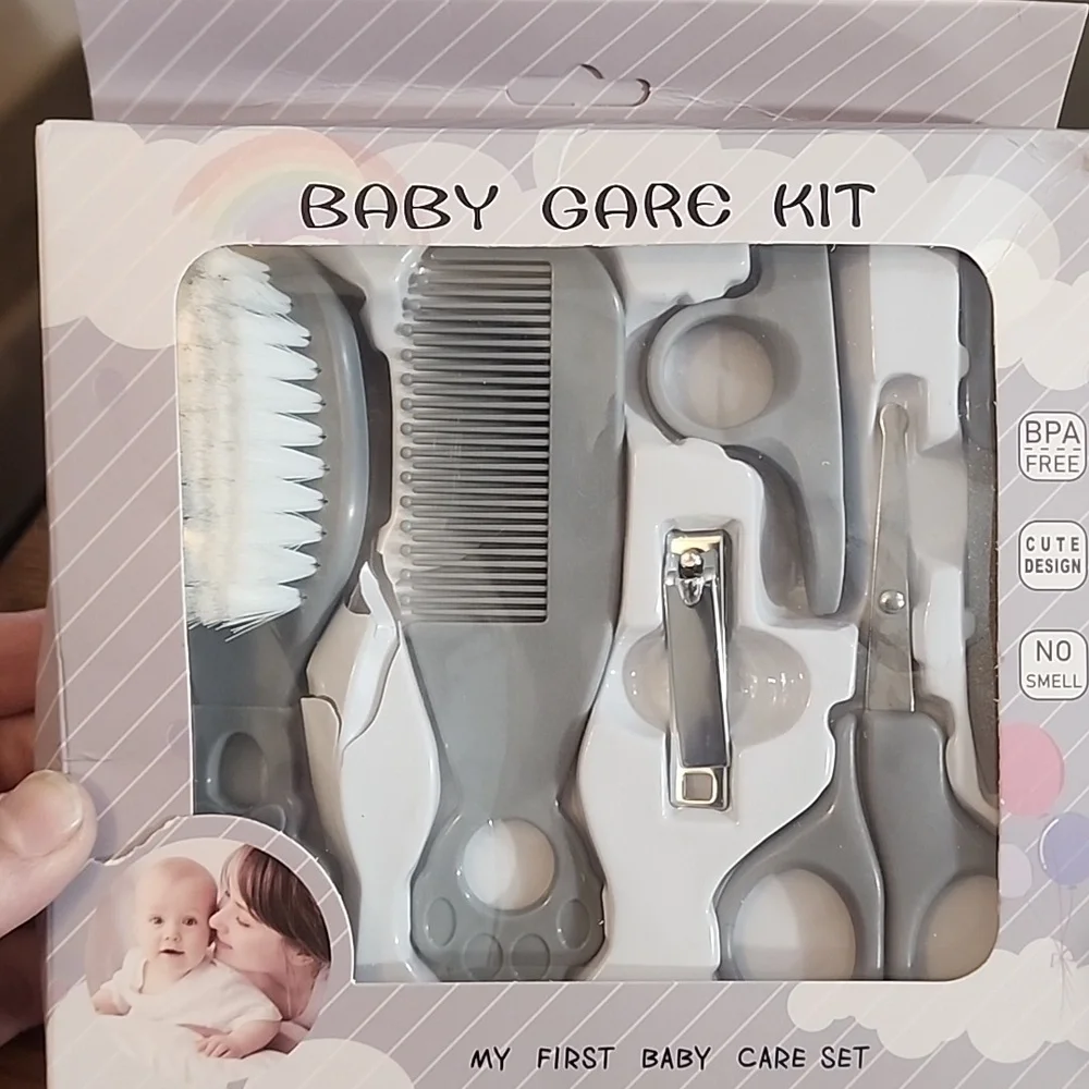 Gray Baby Care Kit by [Brand] Also Have a Pink One